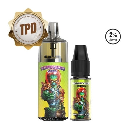 Puff Tornado 10000 TPD légal 2%Nic