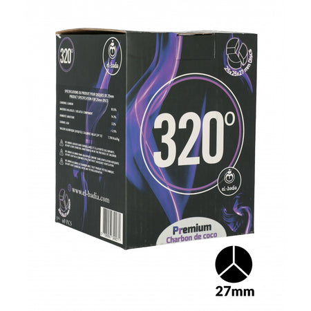 CHARBONS EL-BADIA 320° DISC 3B XL 1KG